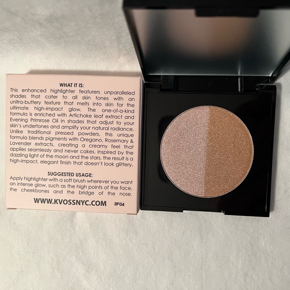 ✨NIB✨ K VOSS Fairy Dust Pressed Highlighter in Moonlight/Starkissed - Picture 3 of 7